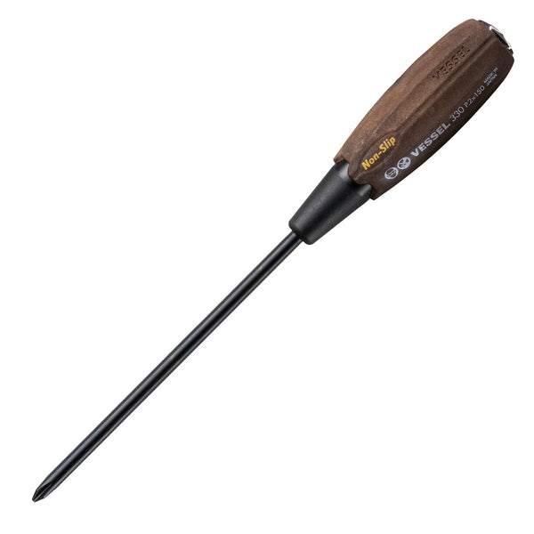 fa compo VESSEL WOOD-COMPO Non-Slip Tang-Thru Screwdriver (+2x150(6