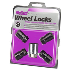 McGard 24026 Black Cone Seat Wheel Locks (M12 x 1.5 Thread Size) - Set of 4