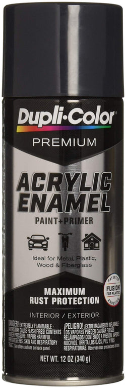 Dupli-Color EPAE10800 Premium Acrylic Enamel Spray Paint - Gunmetal - 12 oz. Aerosol Can