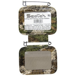 PETE RICKARD DOUBLE GREEN CAMO HUNTING LICENSE HOLDER