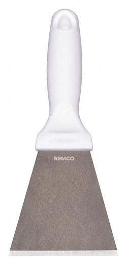 Stainless Steel Scraper, 3.0", White