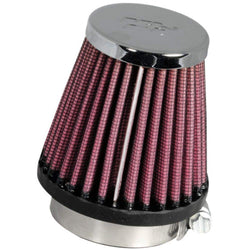 K&N High-Flow Original Lifetime Universal Clamp-On Air Filter: High Performance, Premium: Flange Diameter: 1.9375 In, Filter Height: 3 In, Flange Length: 0.625 In, Shape: Round Tapered, RC-1060