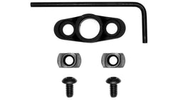 GrovTec US Flanged Push Button Base, Full Rotating, M-LOK, black