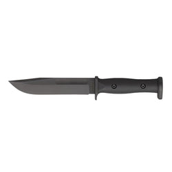KA-BAR Slabby Fixed Blade Knife 6.86" Clip Point 1095 Cro-Van Black Blade Glass Reinforced Nylon (GRN) Handle Black