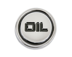 Mr Gasket Oil Filler Plug Push-On, Chrome