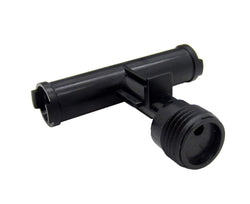 Dura Faucet DF-RK900-BK RV Shower Faucet Diverter Tee Replacement for Hose (Black)