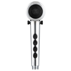 Dura Faucet DF-SA135-CP RV Economical Handheld Replacement Shower Head Wand Unit, Water Saving Flow Control Trickle Switch (Chrome)