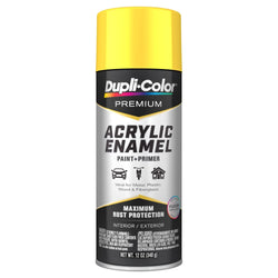 Dupli-Color EPAE11300 Premium Acrylic Enamel Spray Paint - Yellow - 12 oz. Aerosol Can