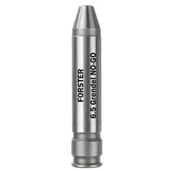 Forster Products 6.5mm Grendel, NO-GO Headspace Gauge, SAAMI Dimensioned, Rimless, Hardened Steel, Precision Ground