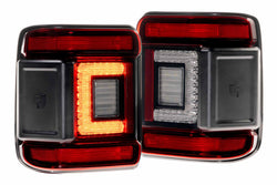 Morimoto XB Low Profile Red LED Taillights For Jeep Wrangler JL 2018+ (LF747)