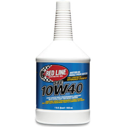 Red Line 11404 SAE 10W40 Fully Synthetic Motor Oil - 1 Quart (12 Pack)