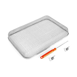 Camco Flying Insect Screen- Protects The Water Heater Vents from Flying Insect Nests, Stainless Steel Mesh, WH 500 -(42145),6" X 8.5" X 1.3", White