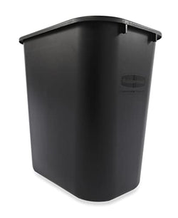 Rubbermaid Commercial Products Wastebasket Trash Container, Black