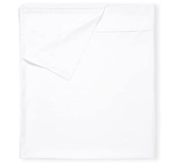 Flat Sheet, Soft 100% Cotton Sheet, 400 Thread Count Sateen, Cooling & Breathable Bed Sheets