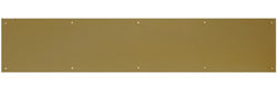 Hardware Essentials 852739 Hillman 852739-Aluminum Kick Plate-Bright Finish 6 x 34, 6 Inch x 34 Inch, Brass Aluminum