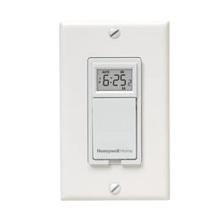 Honeywell Home RPLS530A 7 Day Programmable Light Switch, White (Requires 40 W Minimum)