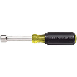Klein Tools 5/16 Nut Driver, 5/16-Inch Tip Nut Driver with 3-Inch Hollow Shaft, Cushion Grip Handle