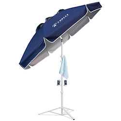 AMMSUN Shade Umbrella, Premium Portable Umbrella with Stand, 6.5ft Lightweight Sports Umbrella for Sporting Games