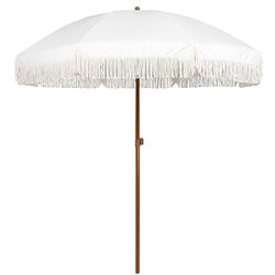AMMSUN 7ft Patio Umbrella with Fringe Outdoor Tassel