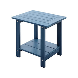 Meluvici Double Adirondack Side Table Weather Resistant