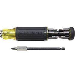 Klein Tools Multi-Bit Screwdriver / Nut Driver, Impact Rated 14-in-1