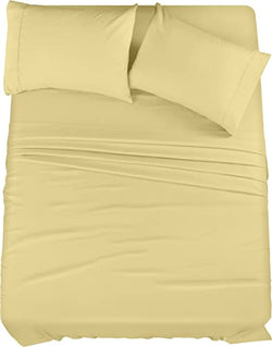 Utopia Bedding Queen Bed Sheets Set - 4 Piece Bedding - Brushed Microfiber