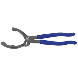 WORKPRO Oil Filter Pliers, High Carbon Steel Construction w/Soft Comfort Grip Handles, Fits 2-3/4 In.