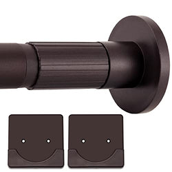 Shower Rod Spring Tension No Drilling Dual Ends Adjustable  Stainless Steel