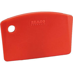 Remco Polypropylene  Bench Scraper, Injection Molded Blade, 3.5" L x 5.5" W