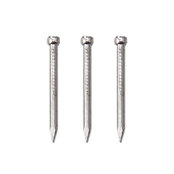 1000pcs Hardware Nails, Ga Nickel Plated Hanging Nails