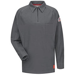 Bulwark FR Men's Iq Series Comfort Knit Fr Long Sleeve Polo