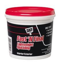 DAP 12142 FAST ' N FINAL LIGHTWEIGHT SPACKLING QUART