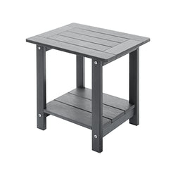 Meluvici Double Adirondack Side Table Weather Resistant
