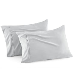 Bedsure Pillow Cases Standard Size - Polyester & Rayon Derived from Bamboo Cooling Pillowcase 2