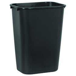 Rubbermaid Commercial Products Wastebasket Trash Container, Black