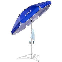 AMMSUN Shade Umbrella, Premium Portable Umbrella with Stand, 6.5ft Lightweight Sports Umbrella for Sporting Games