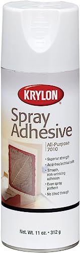 Krylon K07010 11-Ounce All-Purpose Spray Adhesive , White