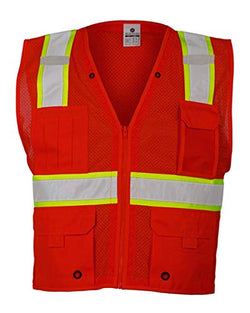 Kishigo mens Black Enhanced Visibility Unisex Vest B100