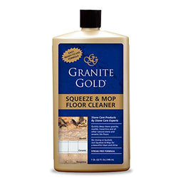 Granite Gold Squeeze and Mop Floor Cleaner For Granite, Marble, And Other Natural Stone Or Ceramic Tile Surfaces, 32 Fl Oz