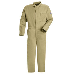 Bulwark FR Flame Resistant 9 Oz Twill Cotton Classic Coverall with Hemmed Sleeves