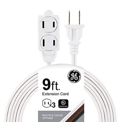 GE 3-Outlet Extension Cord with Multiple Outlets 9 Ft