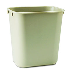 Rubbermaid Commercial Products Wastebasket Trash Container, Beige