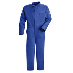 Bulwark FR Flame Resistant 9 Oz Twill Cotton Classic Coverall with Hemmed Sleeves