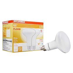 Sylvania BR40 LED White Flood Light Bulb, 65W