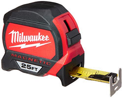 MILWAUKEE TOOL 48-22-0125 25' COMPACT MAGNETIC TAPE MEASURE