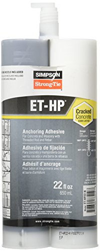 Strong-Tie ET-HP22-N - 22 Oz. High-Solids Epoxy Anchor W/Nozzle, Pkg 1