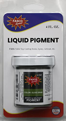 Olive Drab Pigment for Epoxy Resin, Gelcoat, Paint