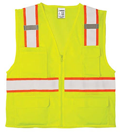 Kishigo All Mesh Contrast Unisex Reflective Safety Vest 1195