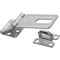 National Hardware N103-291 V34 Double Hinge Safety Hasp in Zinc plated