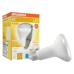Sylvania BR40 LED White Flood Light Bulb, 65W